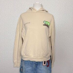 Vandy-the-pink Women's Cream and Tan Sweatshirt